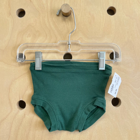 Organic Ribbed Hunter Green Bloomies