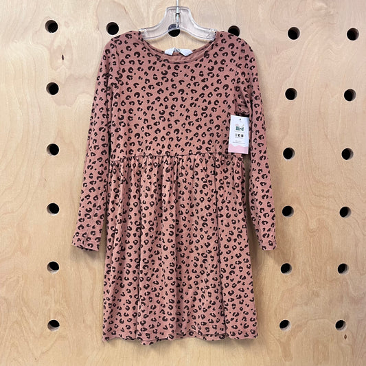 Brown Animal Print Dress