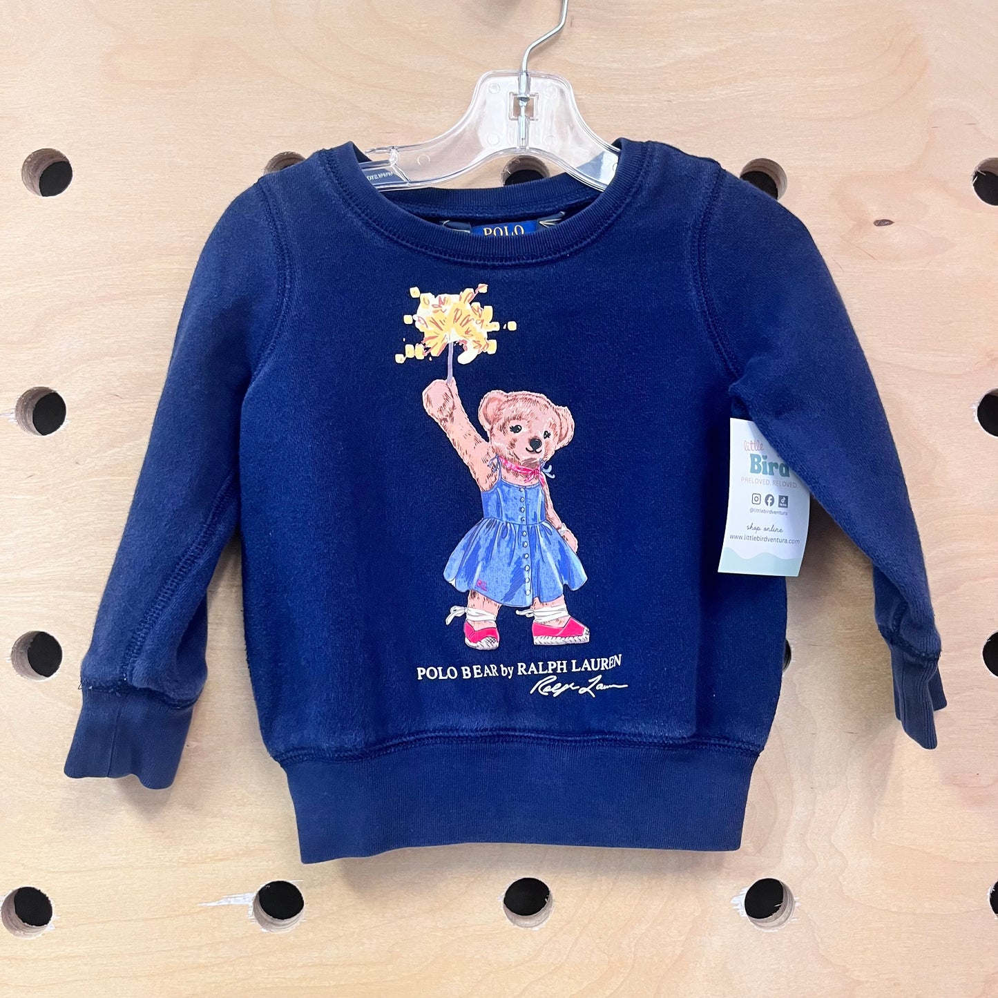 Navy Polo Bear Pullover