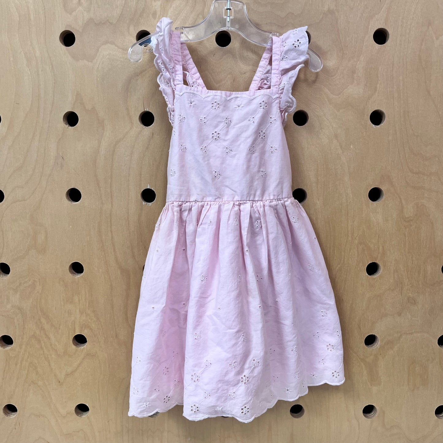 Pink Eyelet Dress