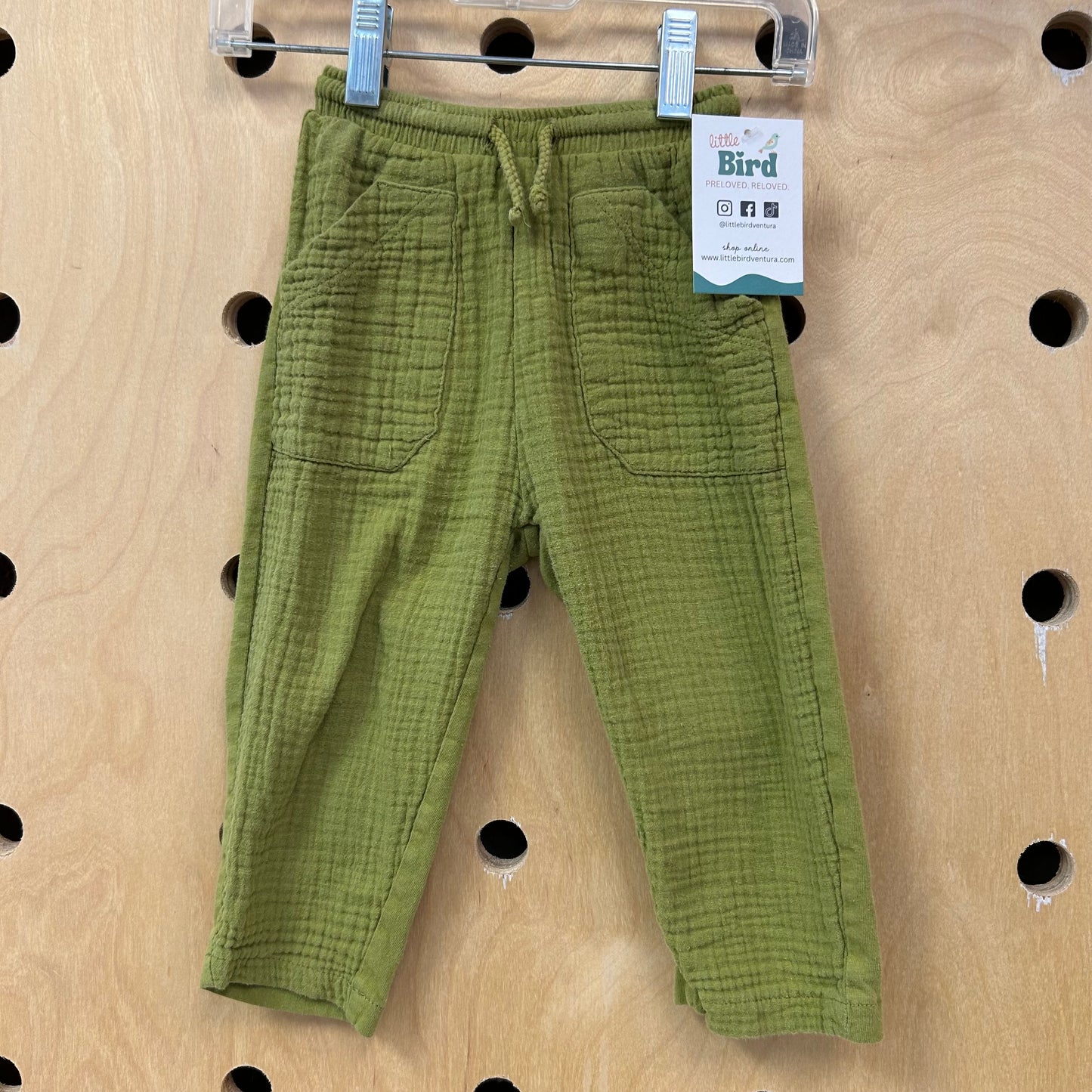 Green Gauze Pants
