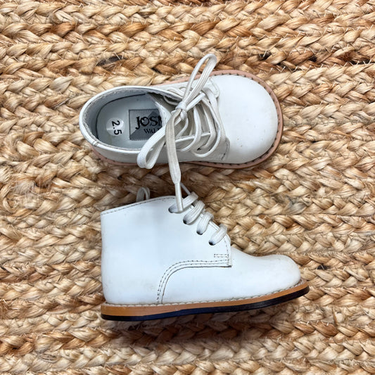 White Walking Bootie