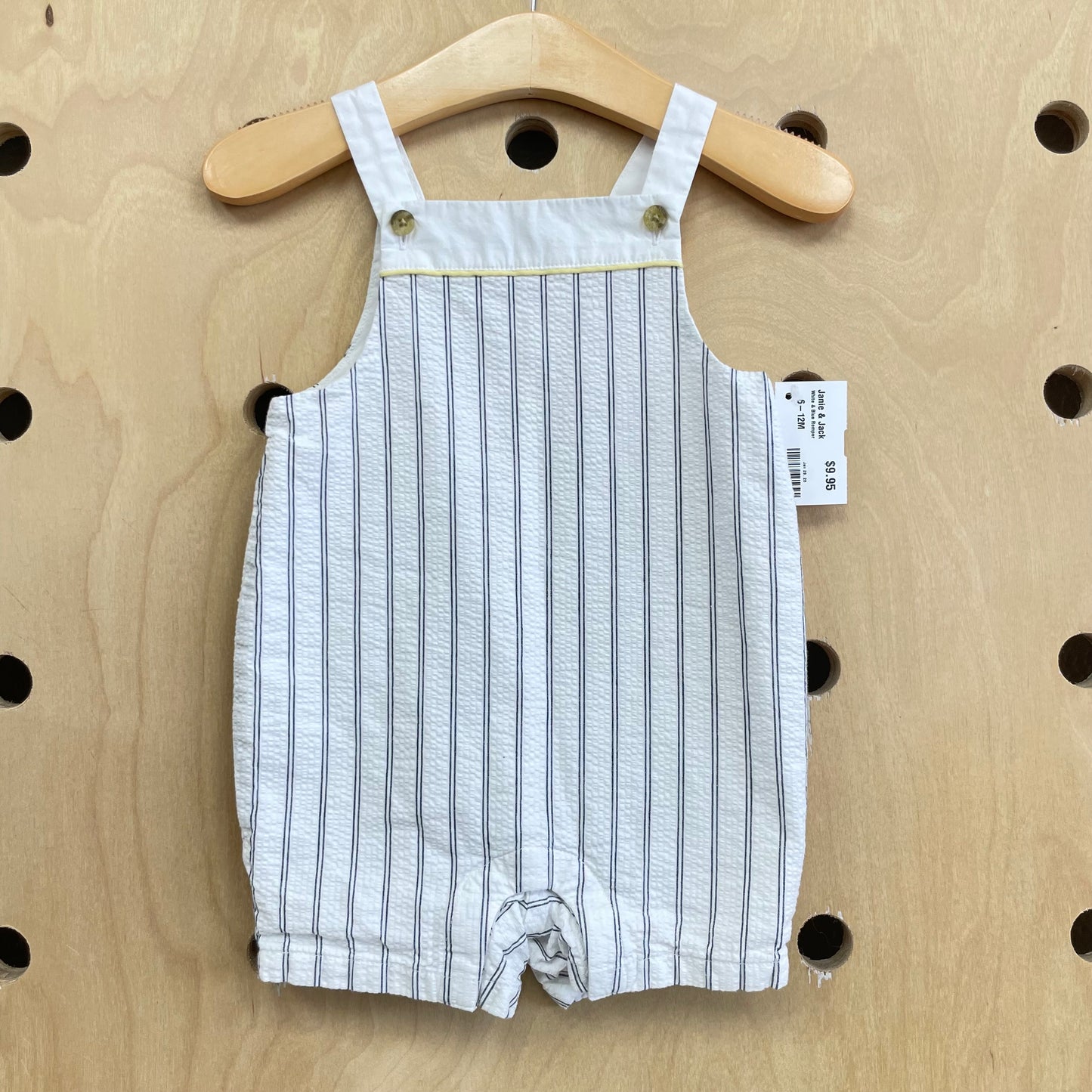 White & Blue Romper