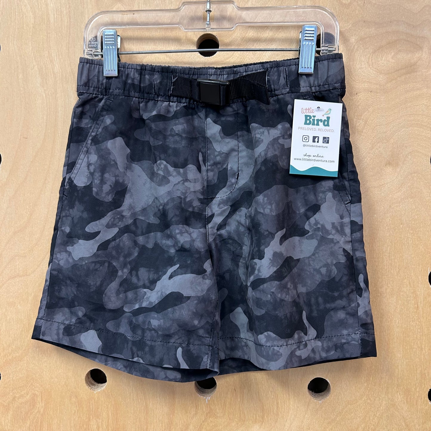 Grey Camo Quick Dry Shorts