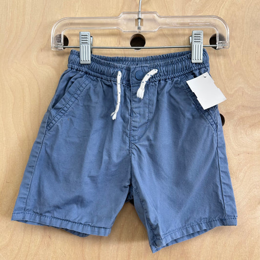 Blue Drawstring Shorts