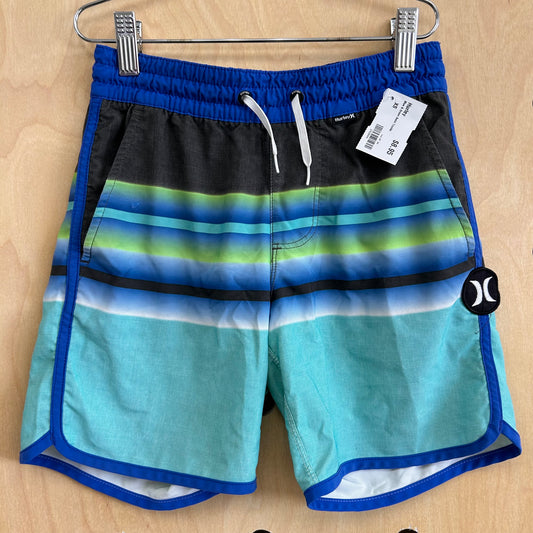 Blue & Green Swim Trunks