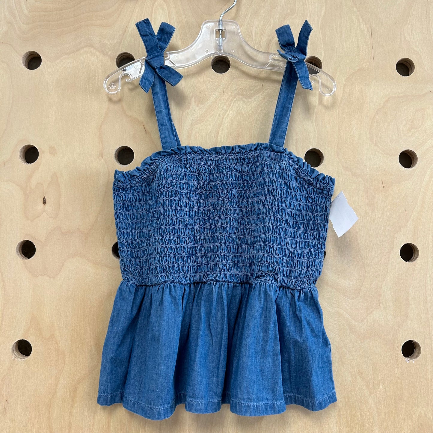 Blue Chambray Smocked Tank NEW!
