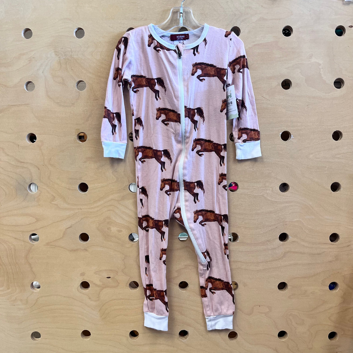 Organic Pink Horses Zippy