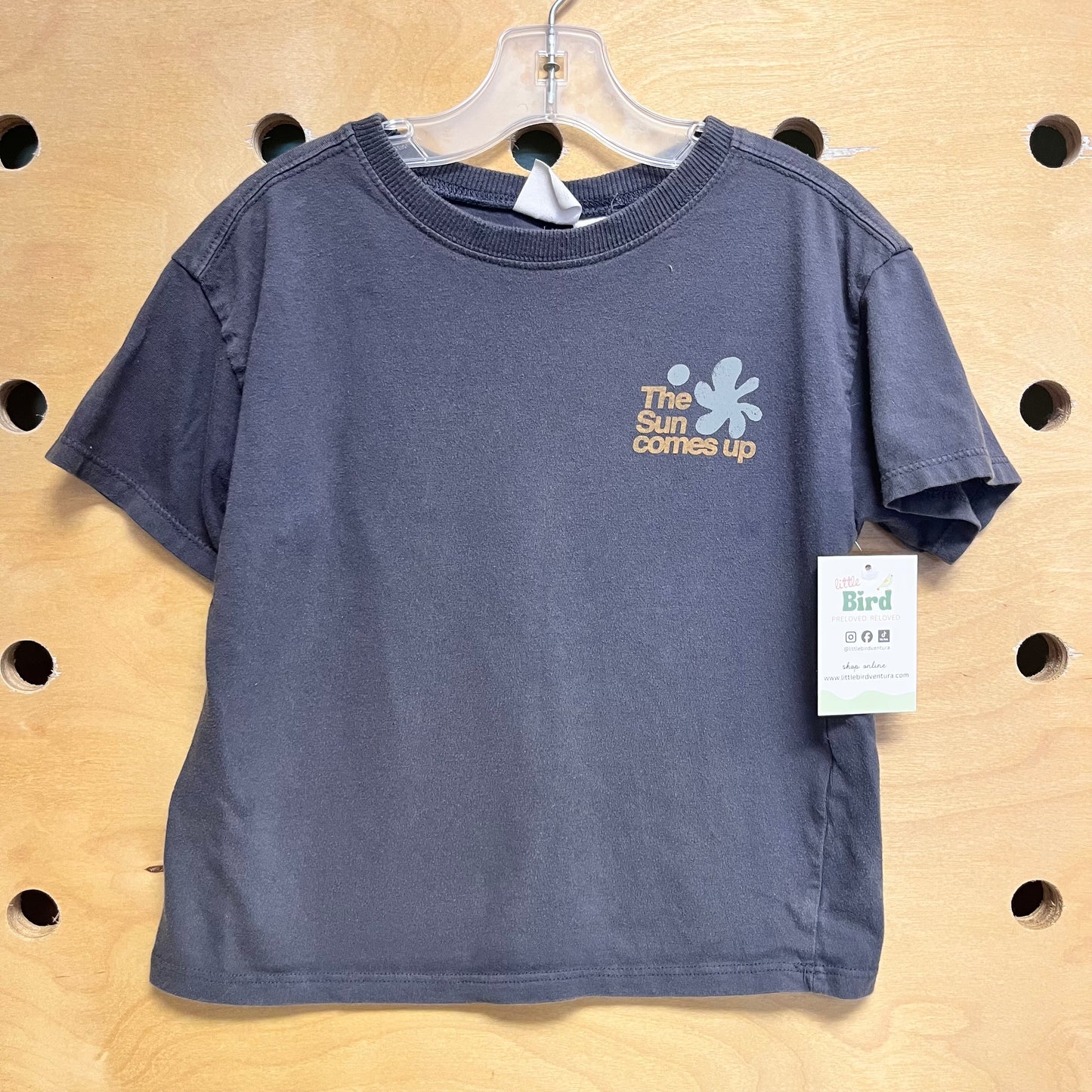 Blue 'The Sun Comes Up' Tee