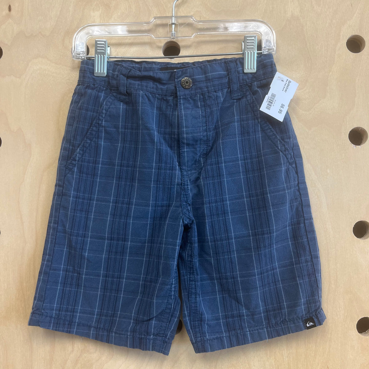 Blue Plaid Shorts
