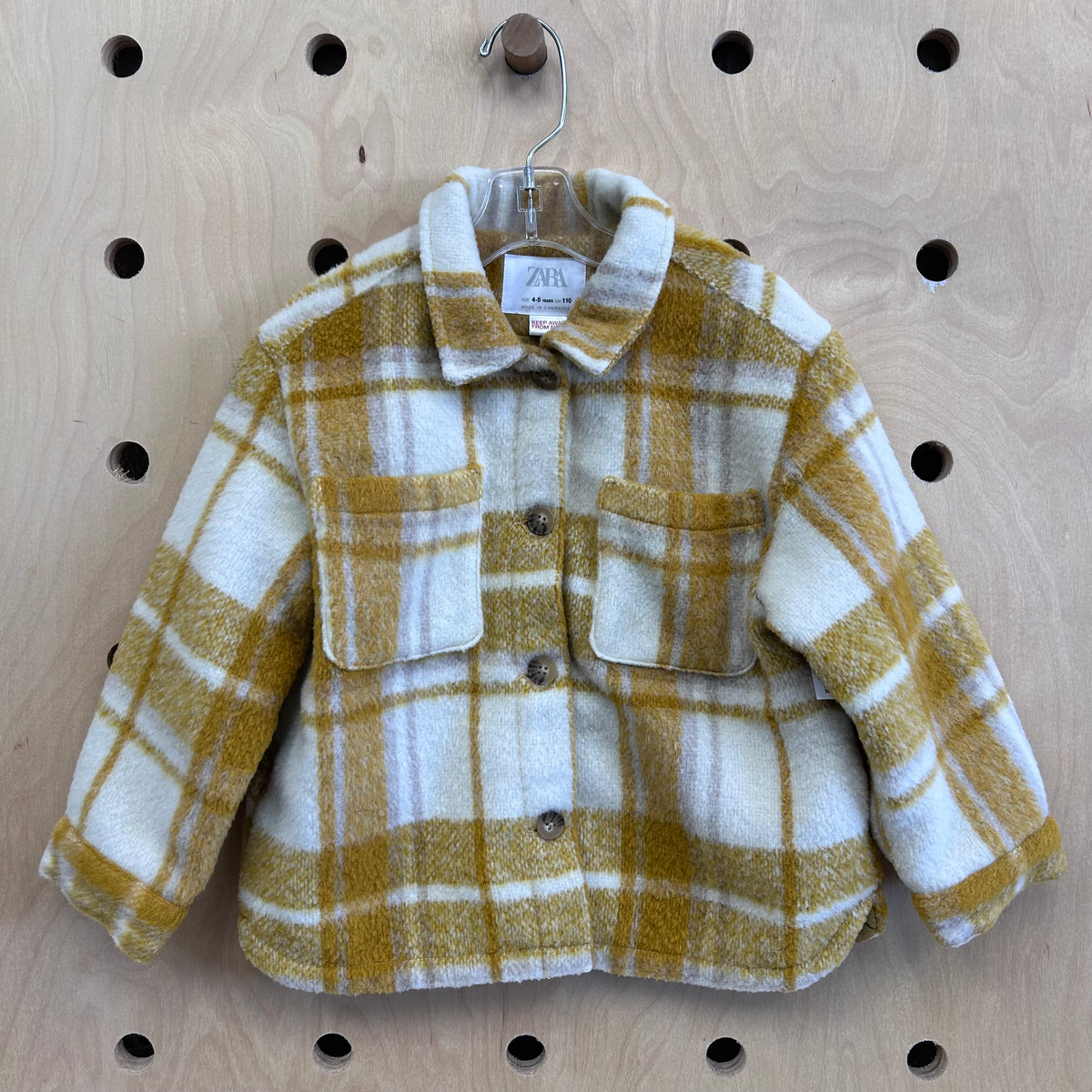 Mustard Plaid Shacket