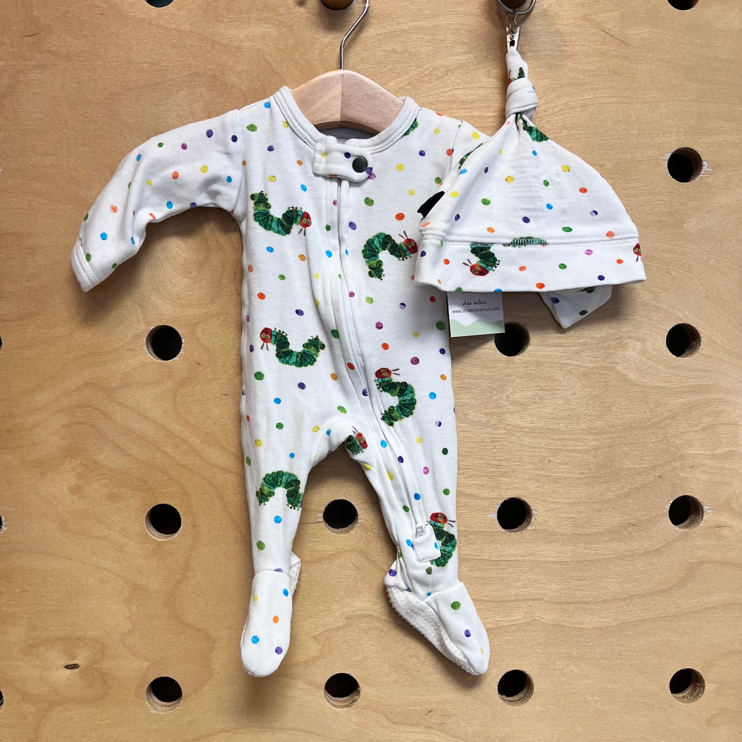 Hungry Caterpillar Footies/Hat