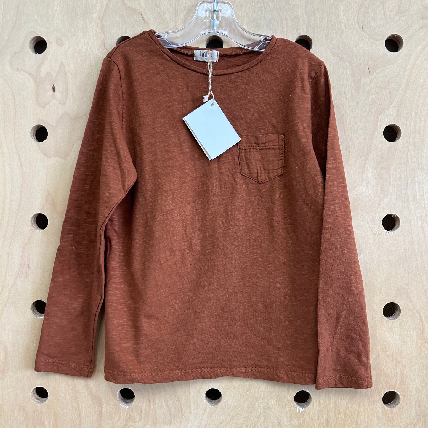 Brown Pocket Tee NEW!