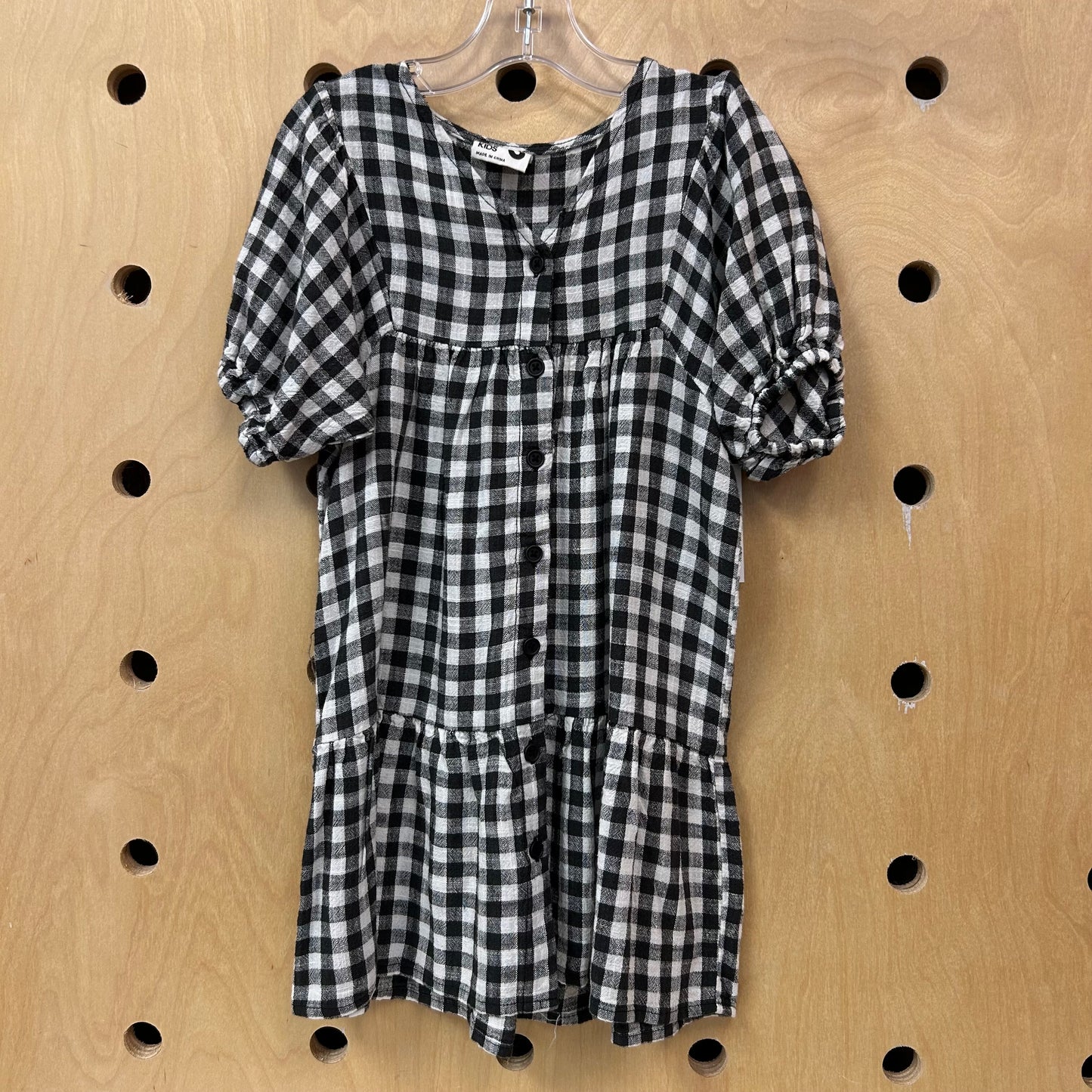 B+W Gingham Dress