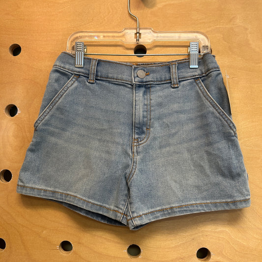 Light Wash Denim Shorts