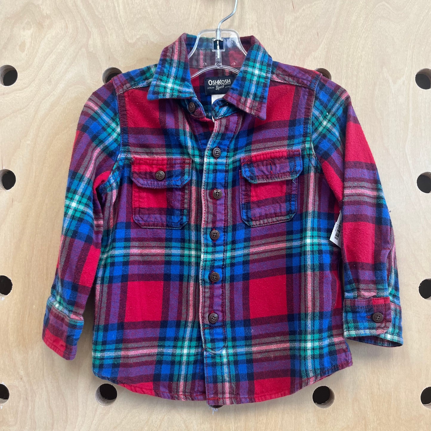 Red & Blue Plaid Flannel