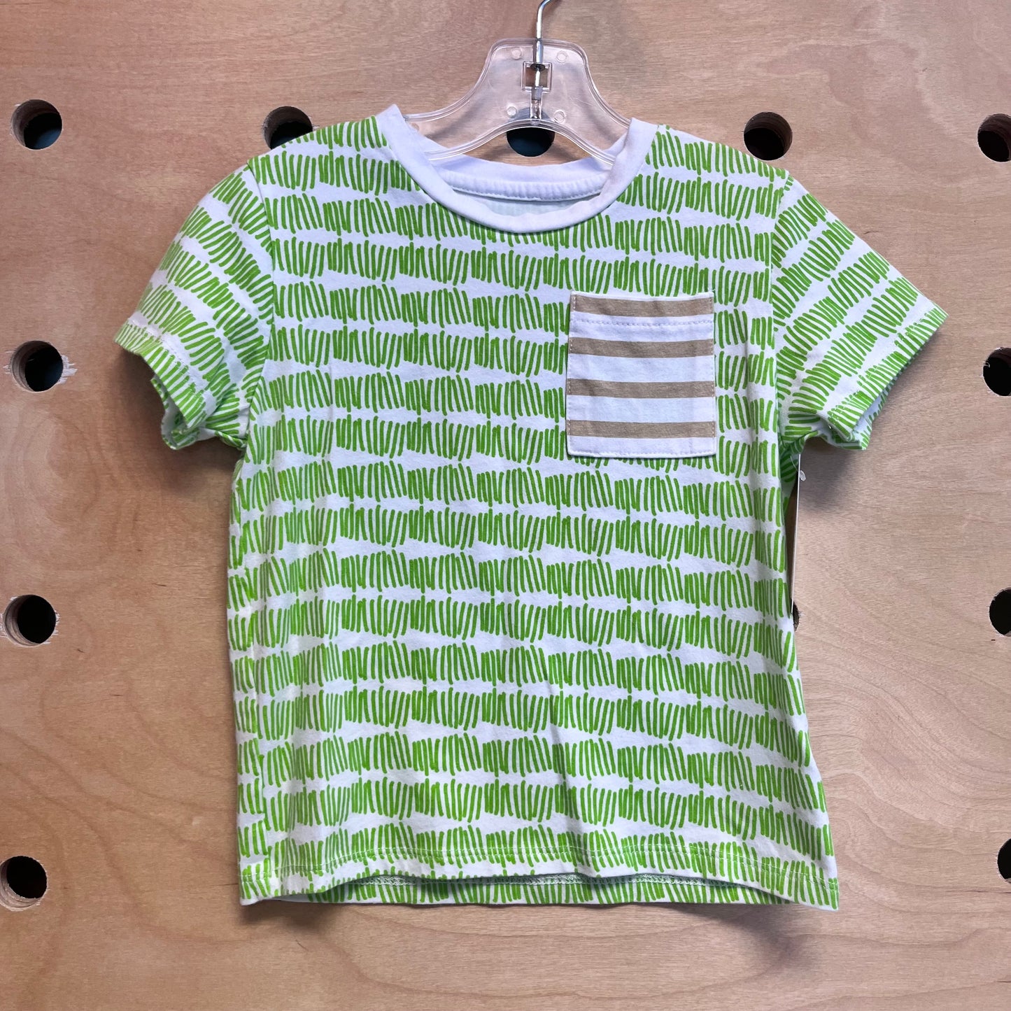 Green/White Lines Tee