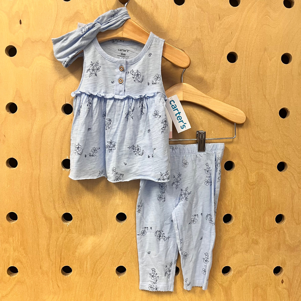 Blue Floral Outfit NEW!