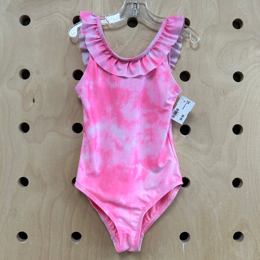 Pink Tie Dye Swimsuit