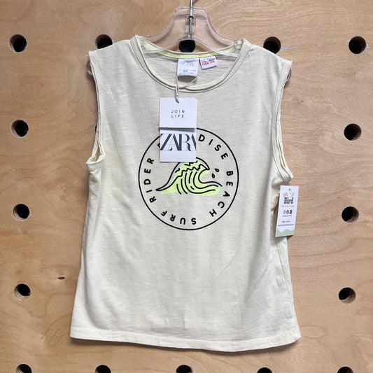 Cream Surf Wave Tank NEW!