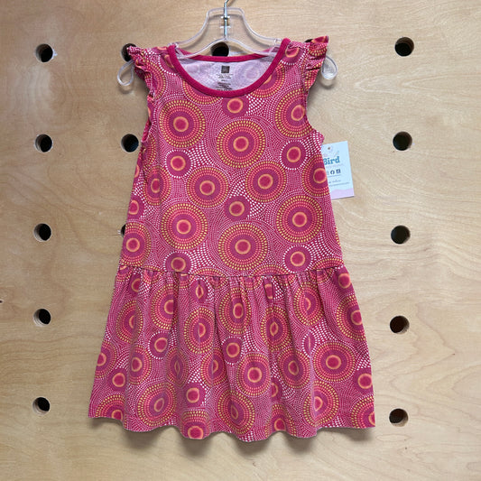 Pink/Yellow Mod Dots Dress