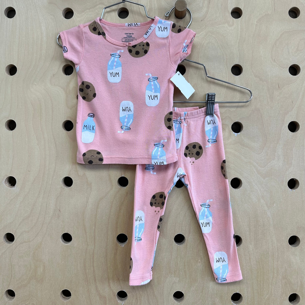 Pink Milk+Cookie Pajamas
