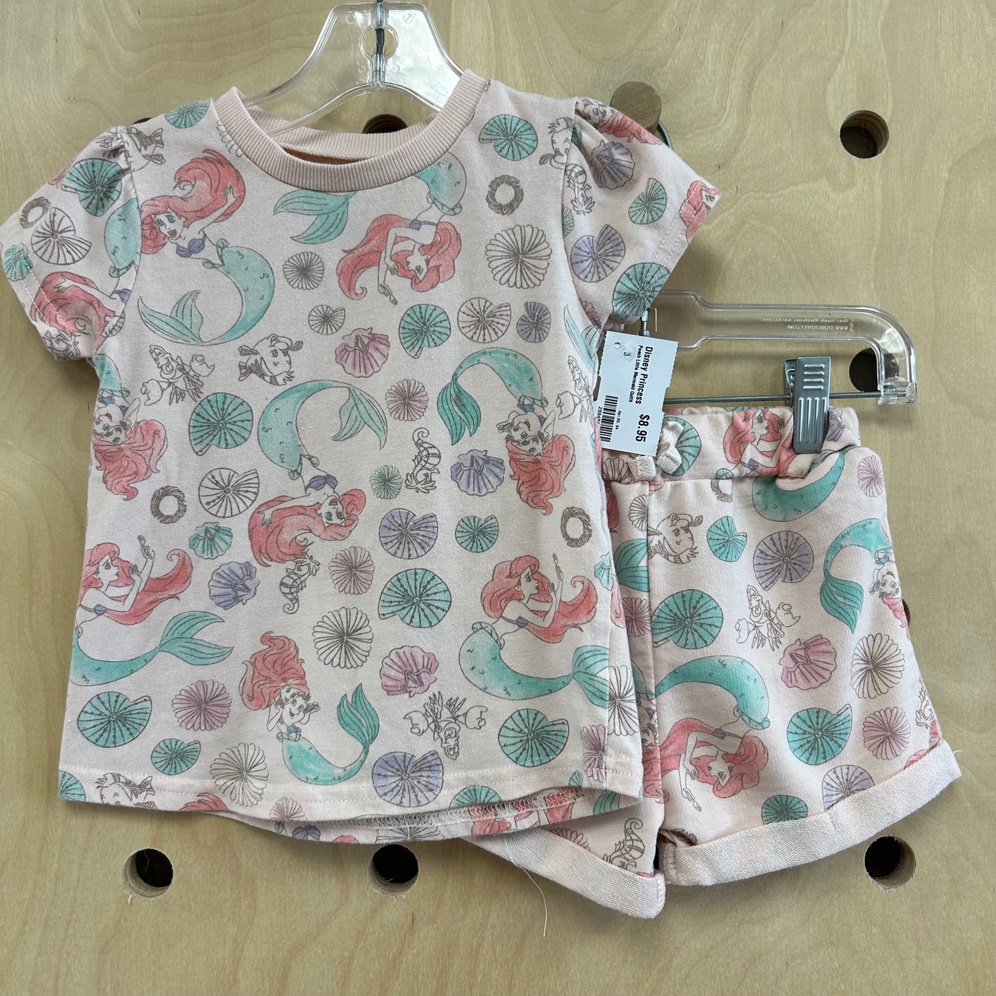 Peach Little Mermaid Outfit