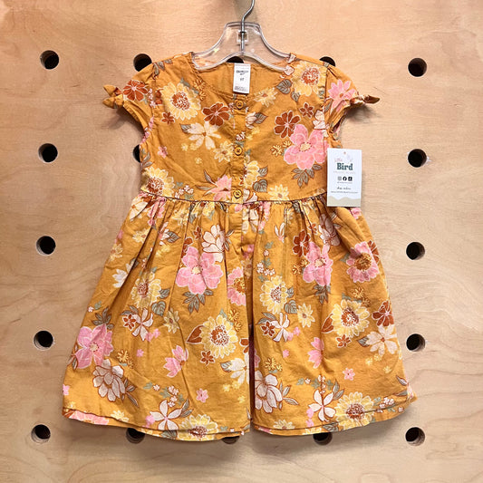 Marigold Floral Dress