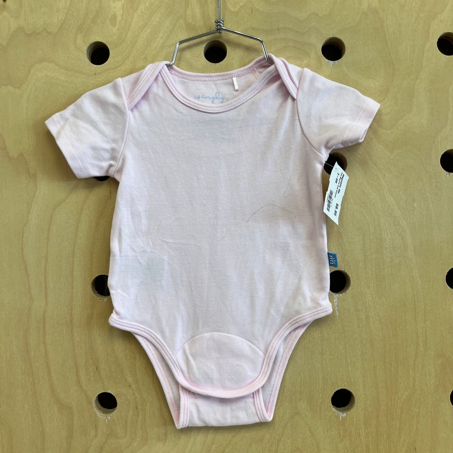 Pink Magneitc Snap Bodysuit
