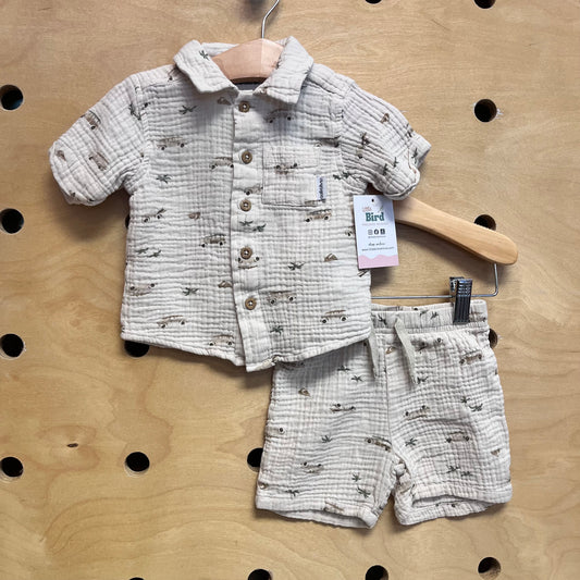 Crear Surf Wagon Gauze Outfit