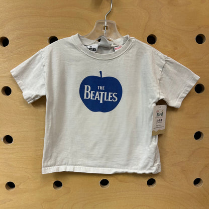 White & Blue Apple Beatles Tee