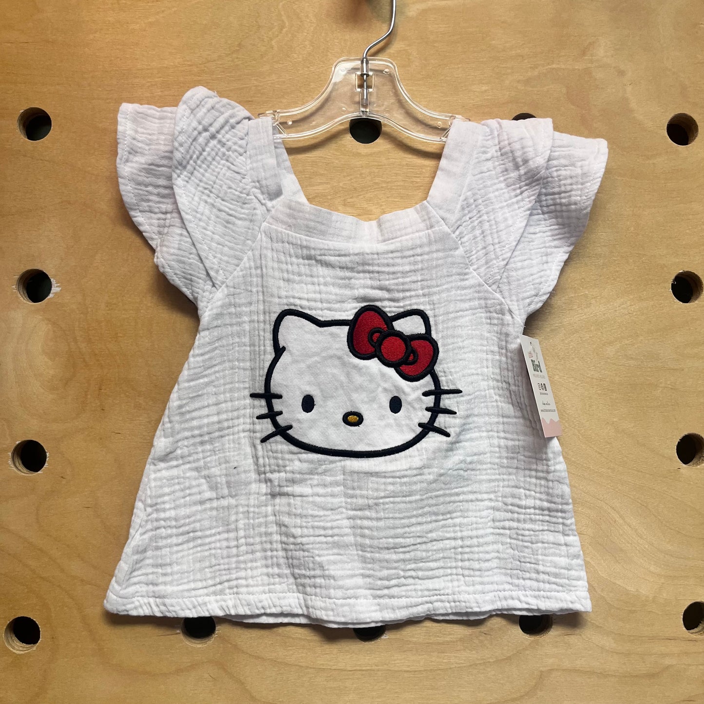White Cotton Hello Kitty Tank