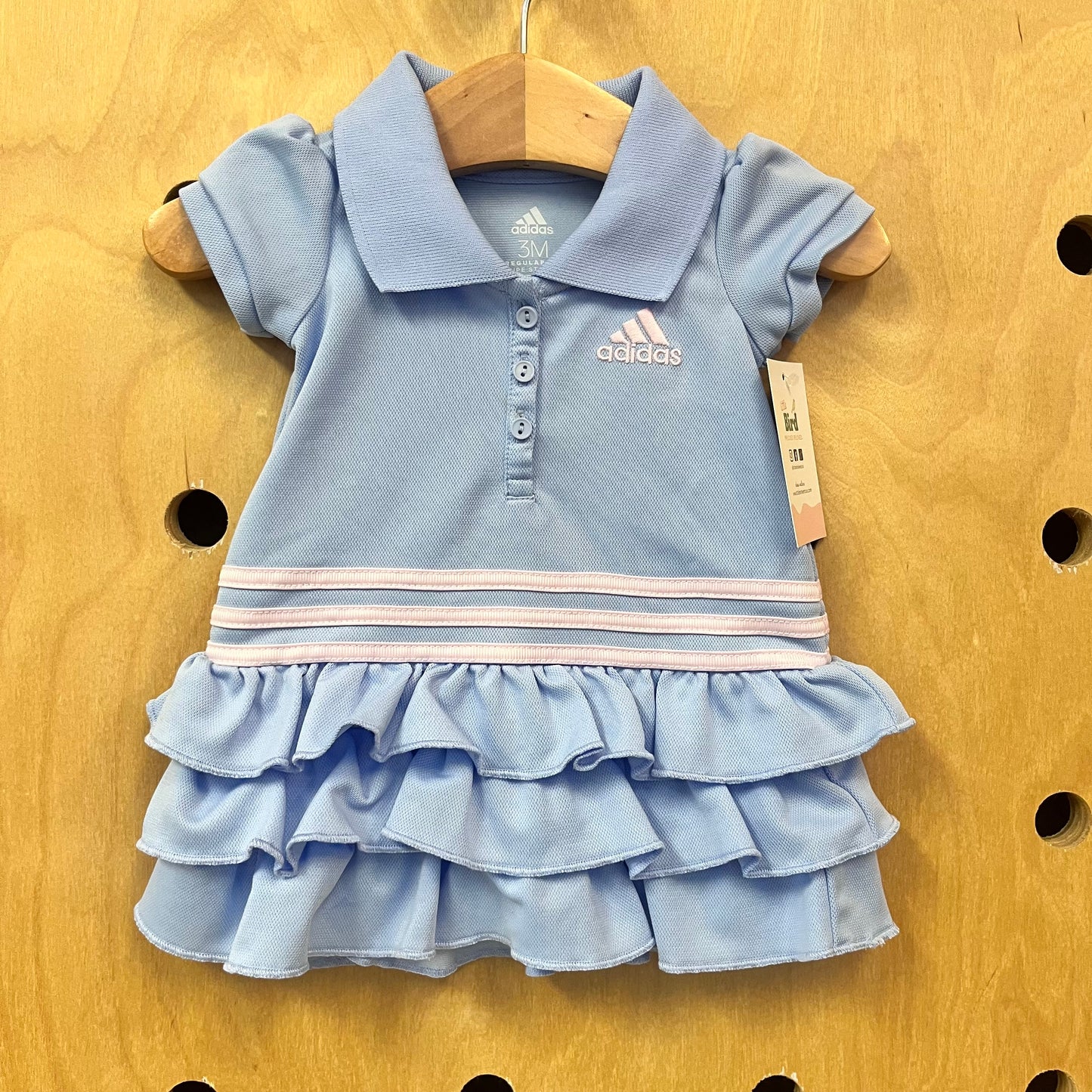 Blue + Pink Polo Dress