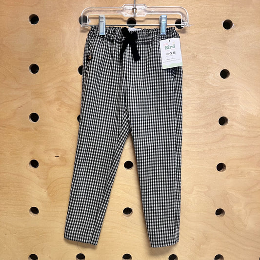 Black Gingham Pants