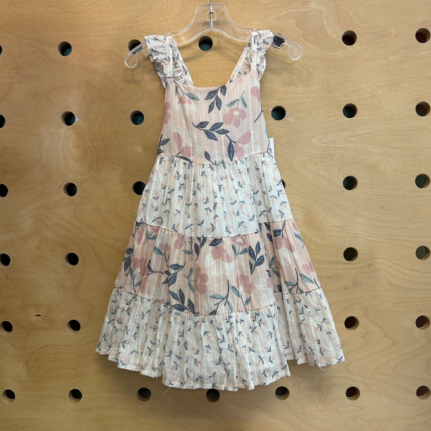 Mixed Print Floral Dress