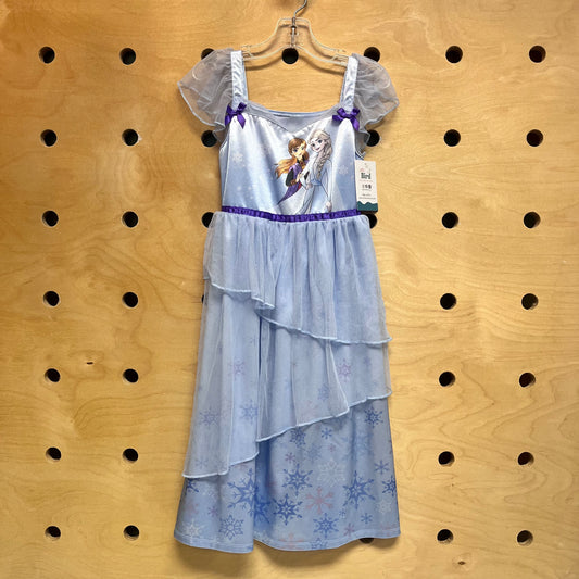 Blue Tulle Elsa/Anna Nightgown