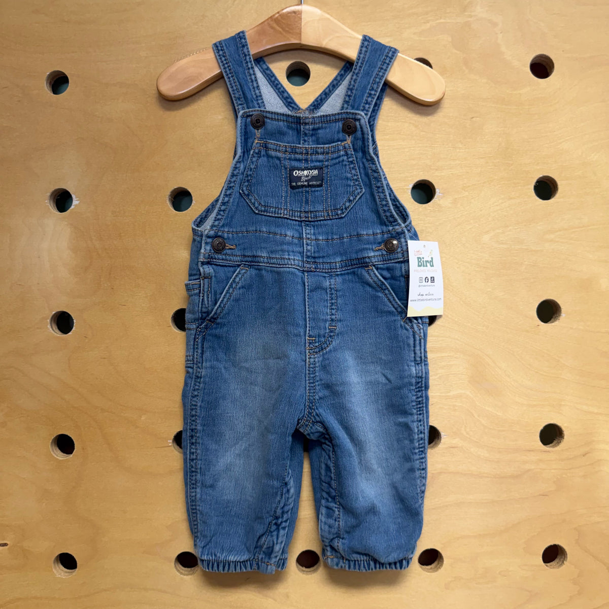 Soft Denim Overalls