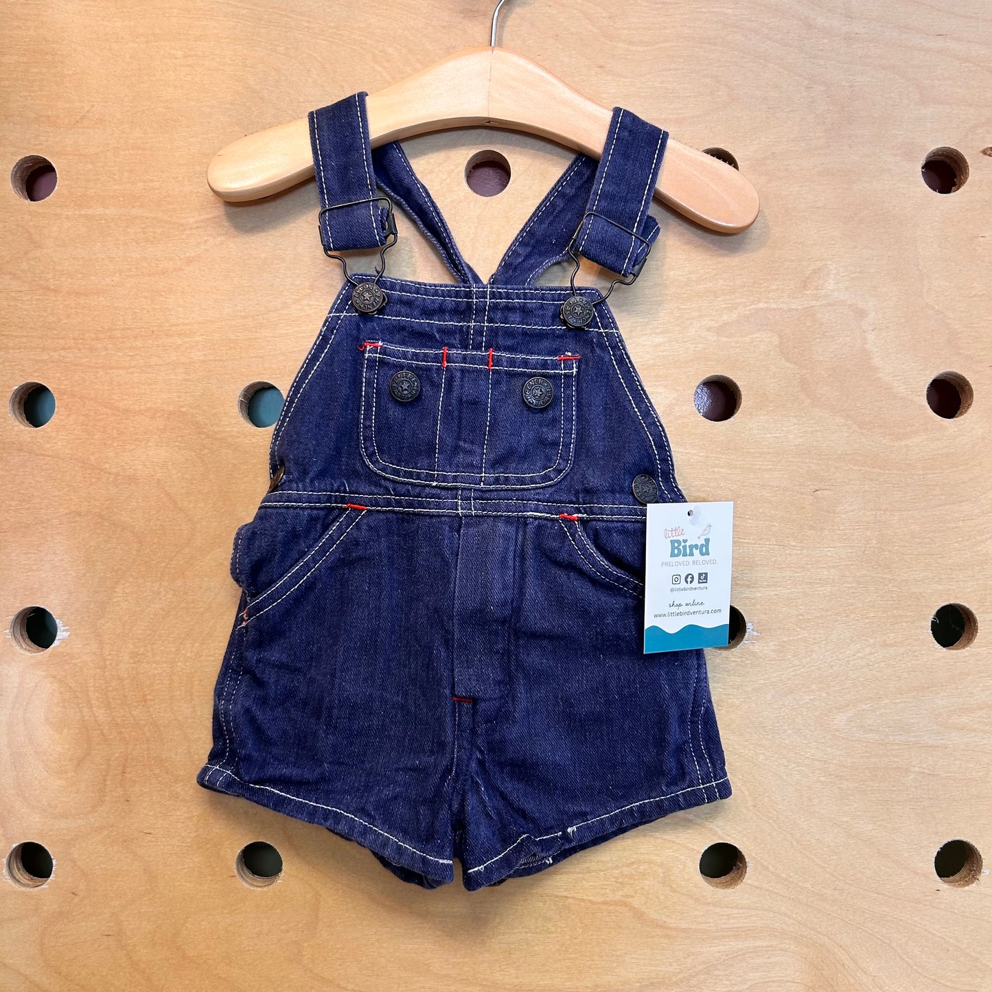 French Toast Denim Shortalls