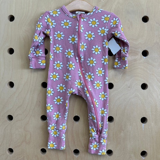 Pink Organic Daisy Zippy