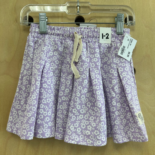 Lavender Floral Skirt NEW!