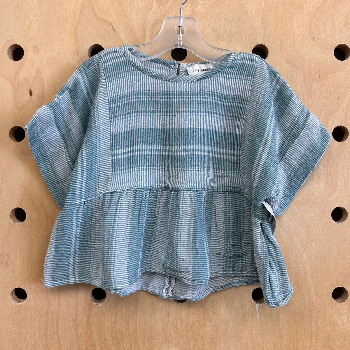 Blue Flowy Top
