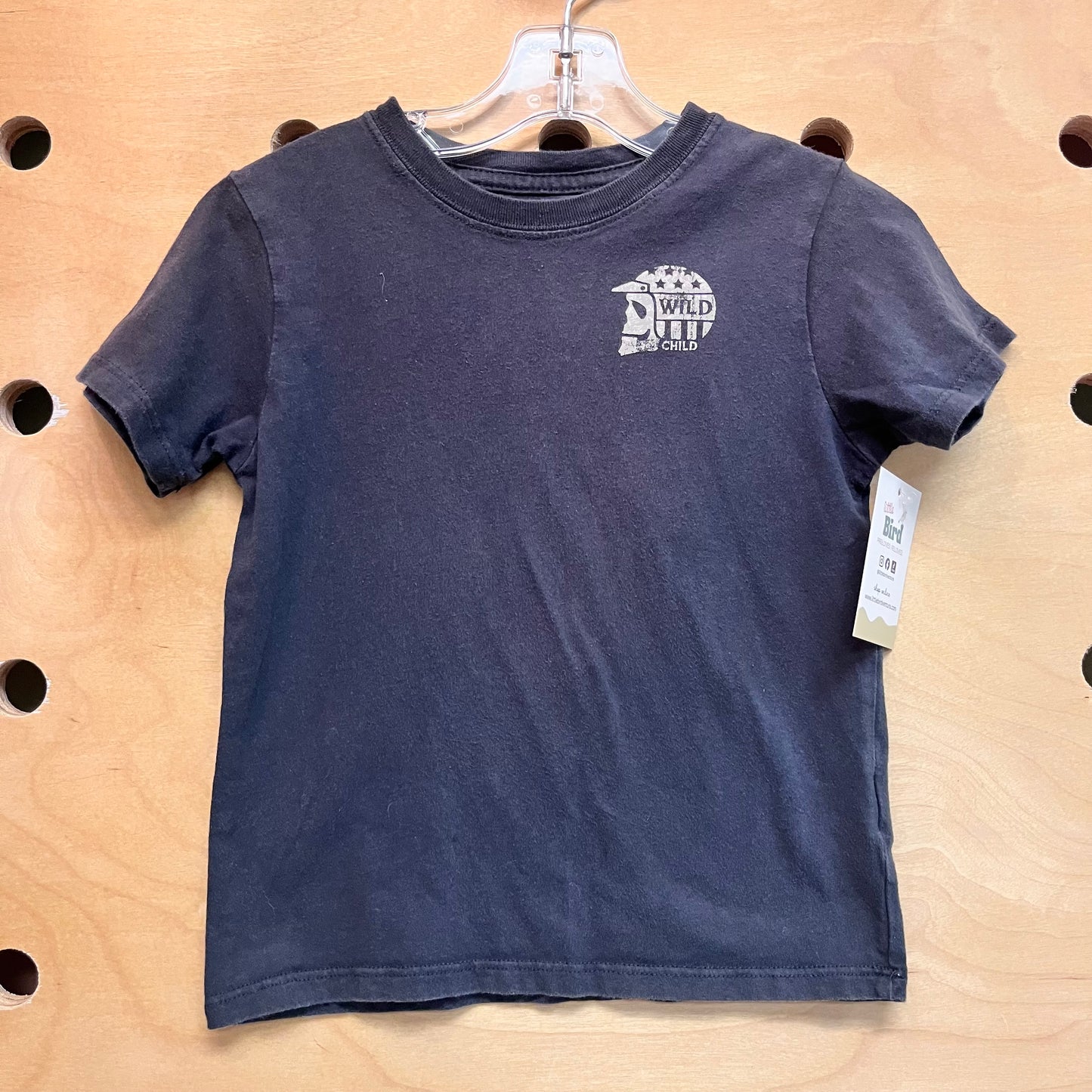 Grey 'Wild Child' Tee