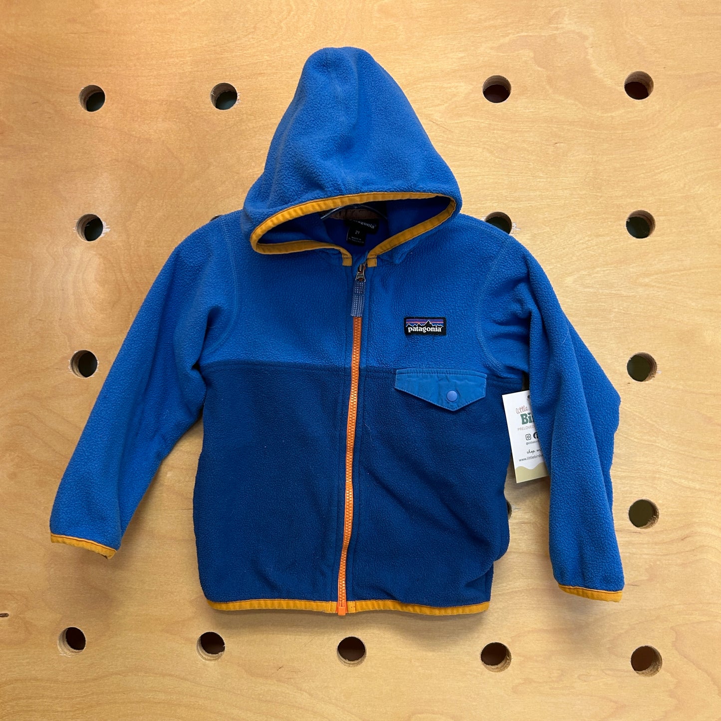Micro D Snap-T Jacket Blue/Orange