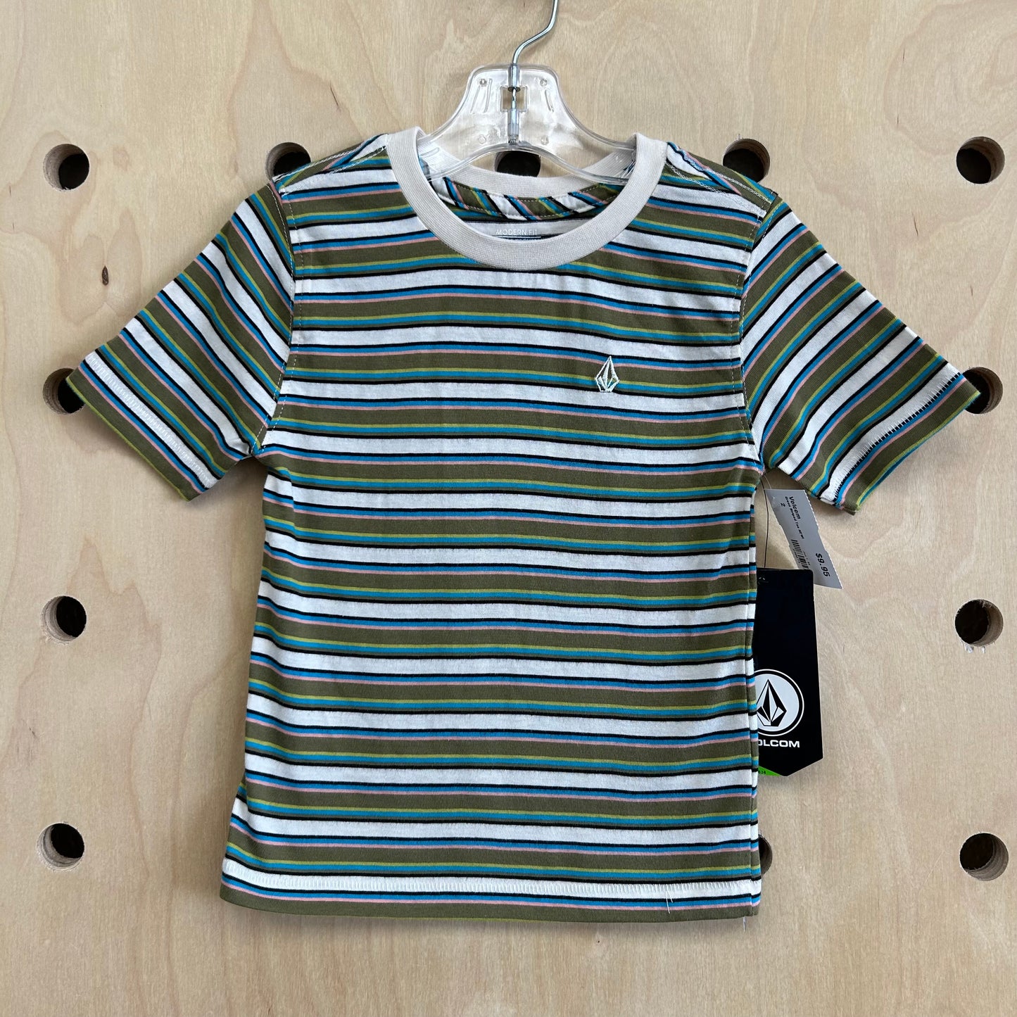 Green Striped Tee NEW!