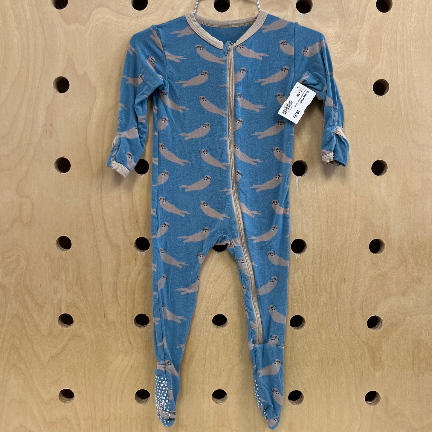 Blue Sea Lion Bamboo Pajamas