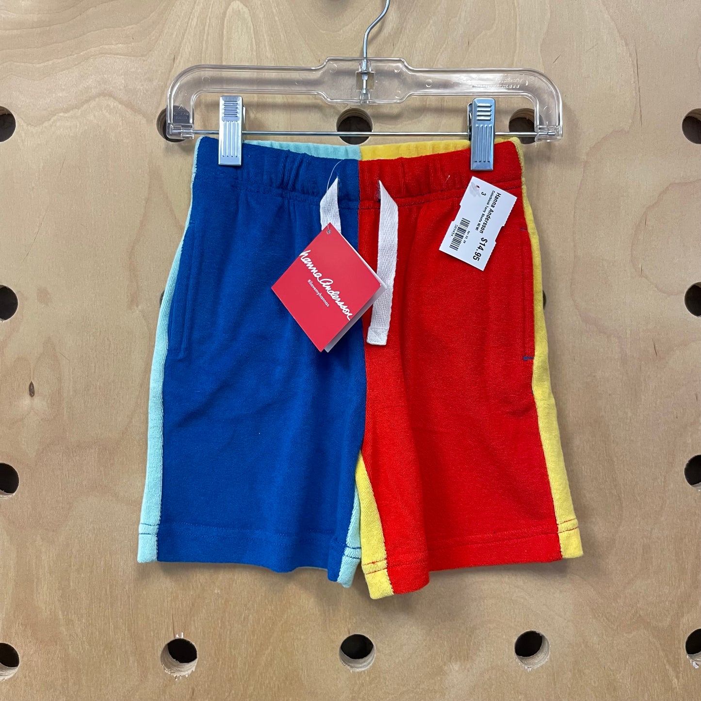 Colorblock Terry Shorts NEW!