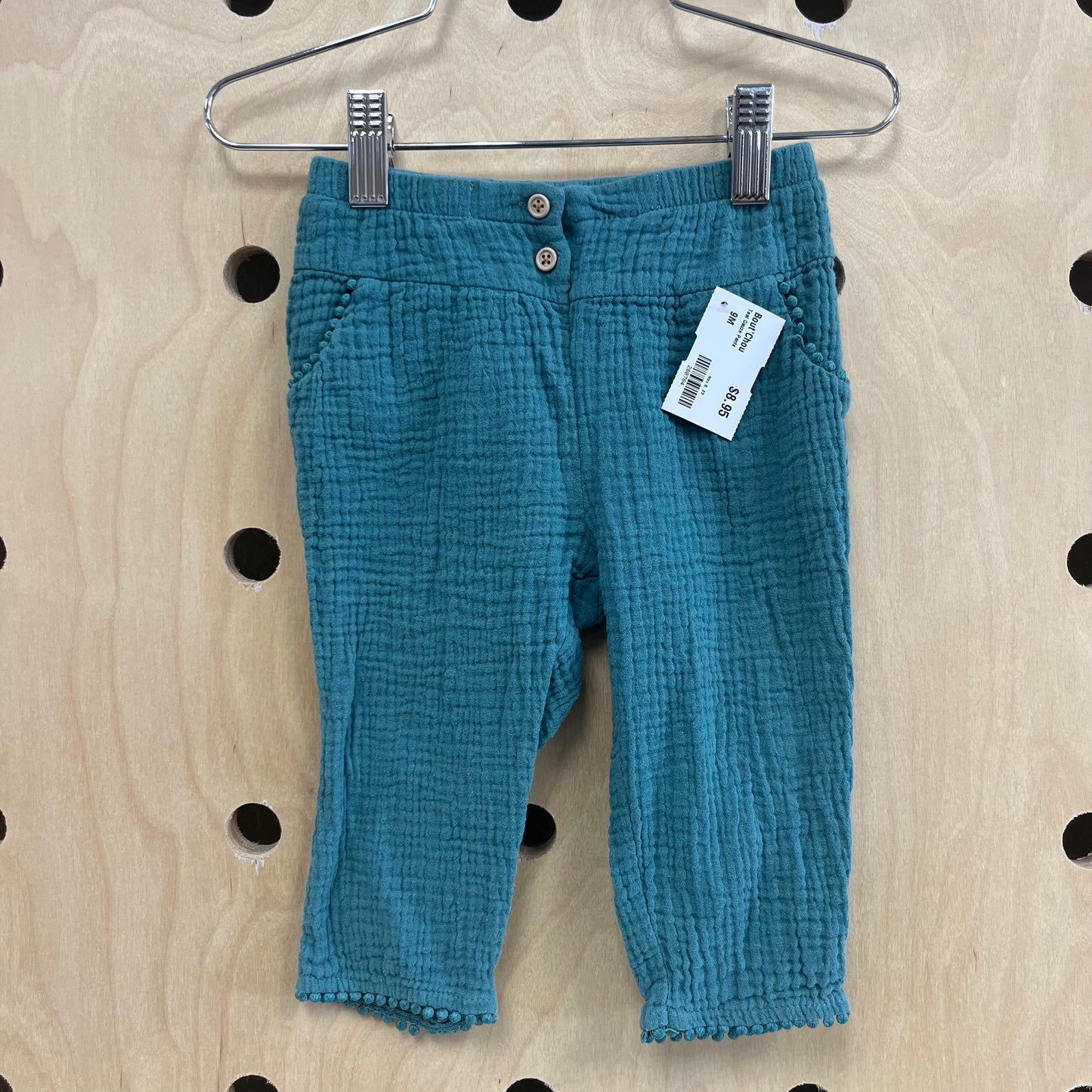 Teal Gauze Pants