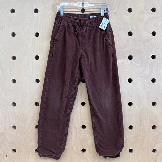 Brown Cord Lined Joggers