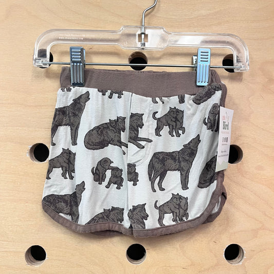 Bamboo Brown/White Wolf Shorties