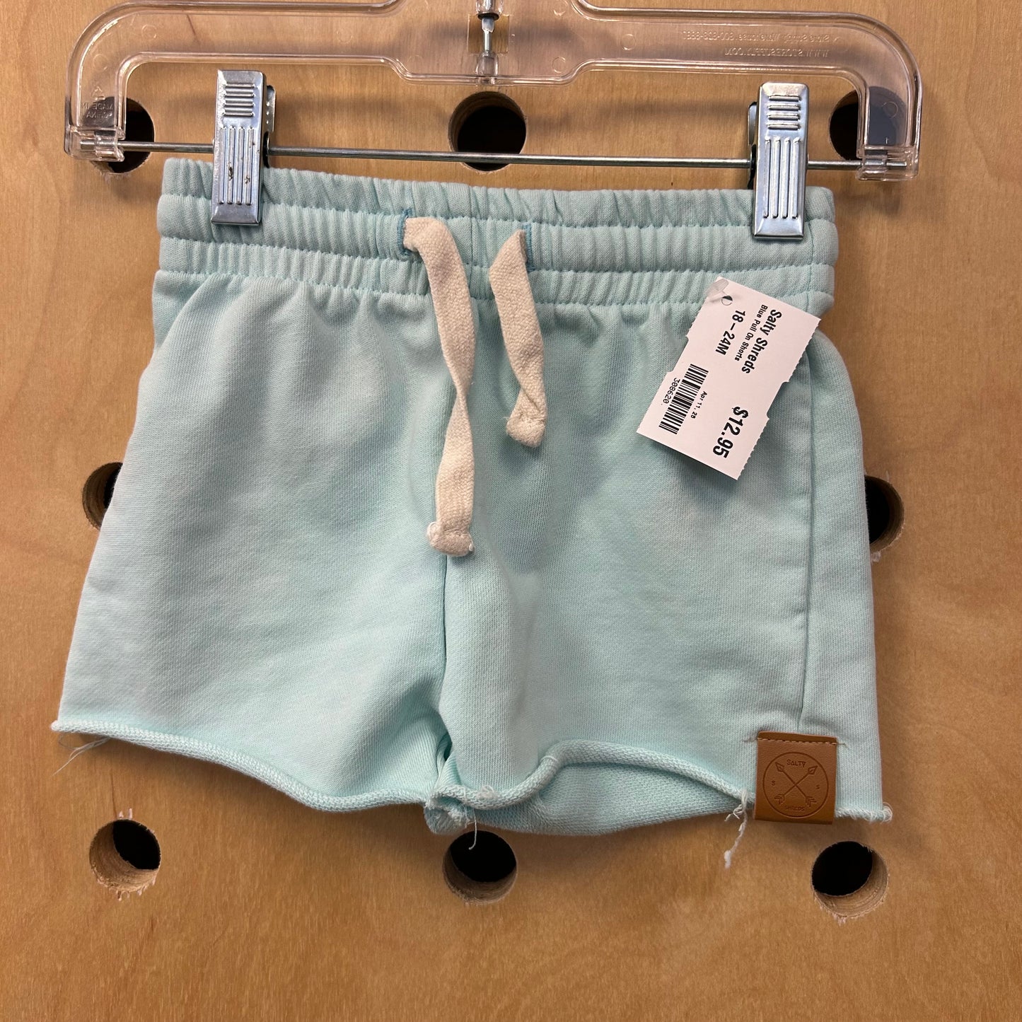 Blue Pull On Shorts